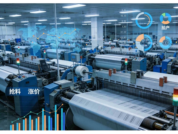 The market is seeing a scramble for materials, successive price hikes and capacity expansion drives, with a severe shortage hitting high-end electronic fabric.